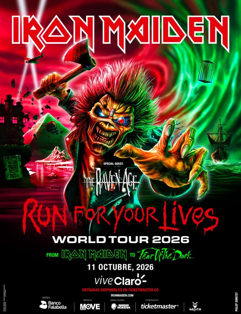 IronMaiden en Colombia 2026