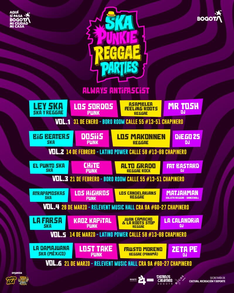 Ska Punk Reggae Parties 2026 E